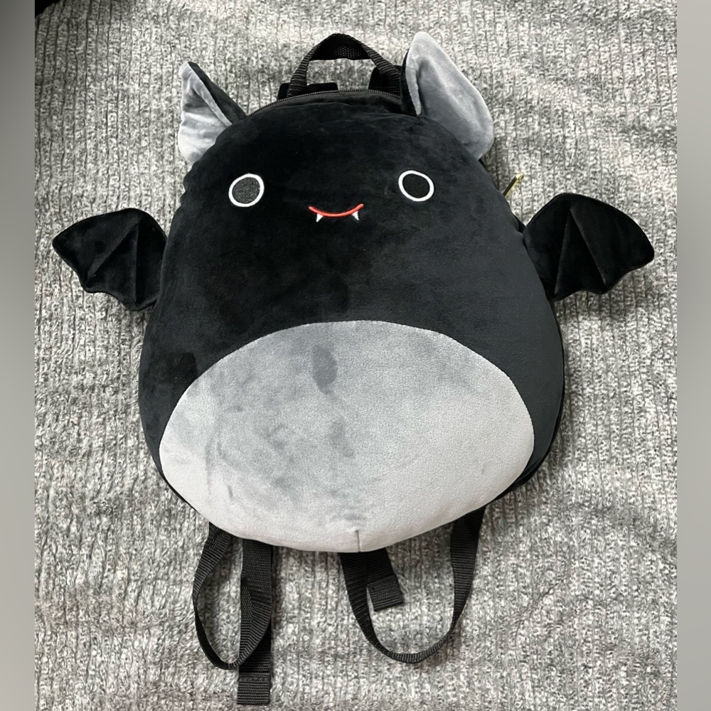 Squishmallows Bat Plush Backpack